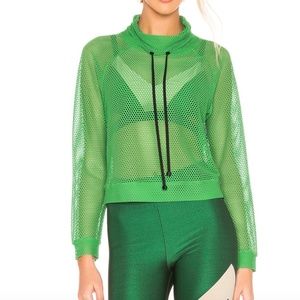 Koral Pump Open Mesh Green Pullover